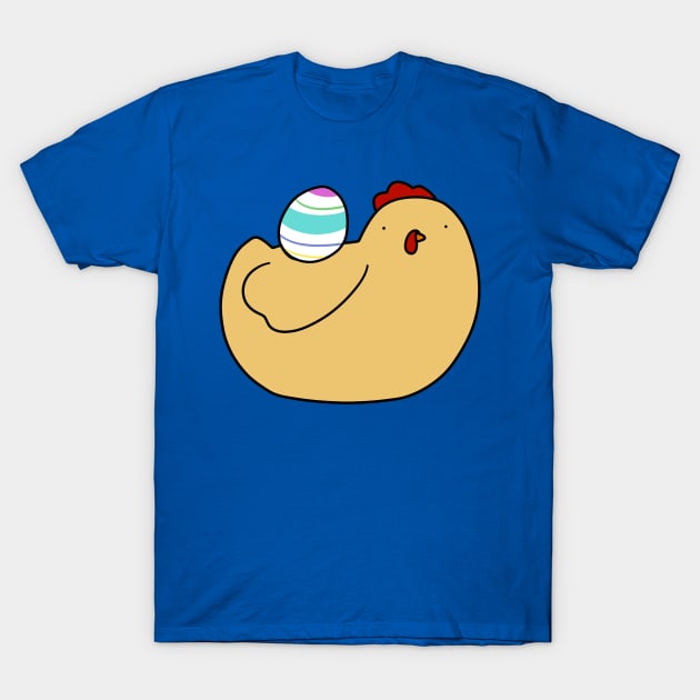 Easter Egg Chicken T-Shirt by saradaboru